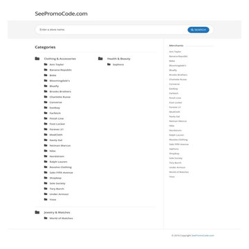 See Promo Code-Coupons & Deals Directory