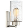 1-Light Wall Sconce, Polished Nickel