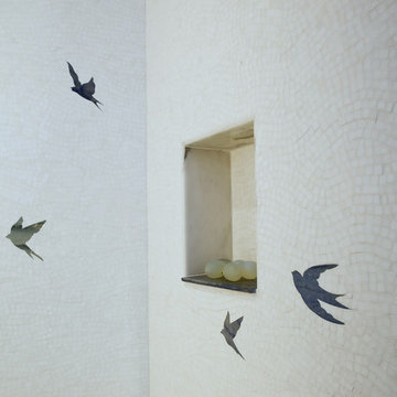 Grace's Bathroom - Custom Shower Mosaic