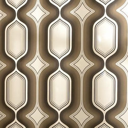 Drama Boheme Wallpaper in Chocolate - Wallpaper