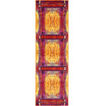 Unique Loom - Unique Loom Yellow Metro Warmth Runner Rug, 2'x6'7" - Compelling motifs are found in our enchanting Metropolis Collection. There are colorful bursts of abstract artistry and distinct shapes that add a playful elegance to each rug. The quality and durability of each rug is hard to beat. What makes this collection so intriguing is the contrasting elements and hues. Dont be afraid to lose yourself in our whimsical adornments!