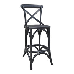 Toulon Counter Stool in Black - Bar Stools And Counter Stools