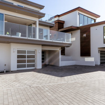 Santa Cruz Beach Front Property, Modern Malibu Style