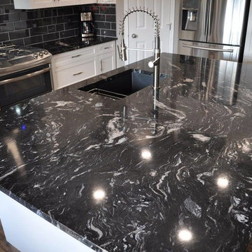 Titanium granite island
