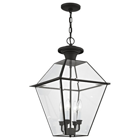 Westover Outdoor Chain-Hang Light, Black