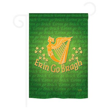 Erin Go Bragh 13"x18.5" Usa-Produced Home Decor Flag