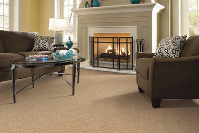 Inspiration for a contemporary living room remodel in Dallas