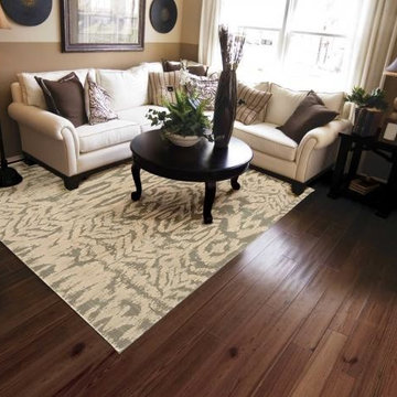 Nourison Ivory Gray Wool Rug