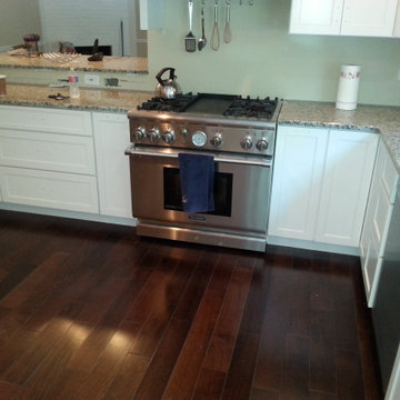 Stacy M Custom Kitchen Flooring + Bump out
