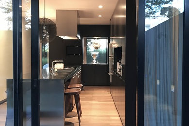 Inspiration for a contemporary kitchen remodel in Other