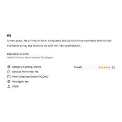 Reviews - Lighting