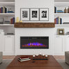 50" Front Vent, Wall Mount or Recessed Fireplace, Black