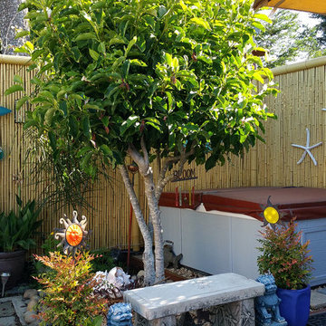 Bamboo Hot Tub Enclosure - Santa Cruz
