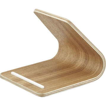 Rin Plywood Tablet Stand, Beige