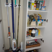 Cleaning supply closet