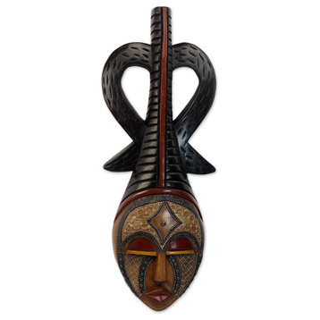 Novica African Queen African Wood Mask
