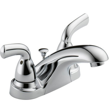 Delta B2510LF-PPU Foundations Double Handle Bathroom Faucet - Chrome