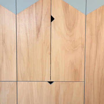 Maison couleur Rivière - Rénovation partielle et design de mobiliers