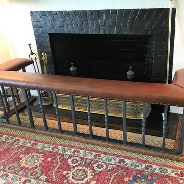 Martha's Vinyard Island - SIGNATURE Old English Fireplace Bench