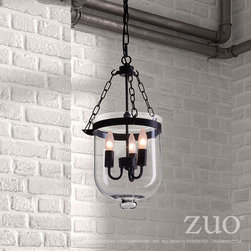 Zuo Masterton Ceiling Lamp Distressed Black -  SKU: 98422 - Pendant Lighting