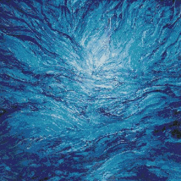 Dark Depths Ocean | Glass Mosaic | PIXL Mist Collection