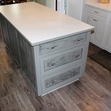 Kitchen Cabinet Refinish and Glazing AFTER