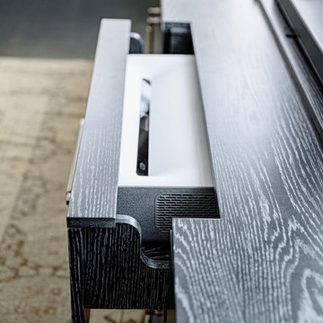 Custom Credenza with Concealed Technology