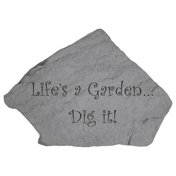 "Dig it" Garden Stone