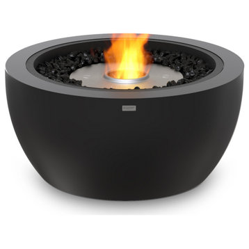 EcoSmart™ Pod 30 Concrete Fire Pit Bowl - Smokeless Ethanol Fireplace, Graphite, Ethanol Burner
