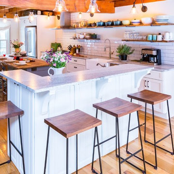 Bedford, NH Post and Beam Kitchen Remodel