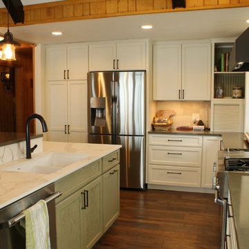 Turtle Lake Expanded Cabin Kitchen