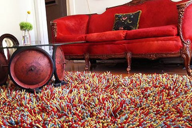 Inspiration for an eclectic living room remodel in Phoenix