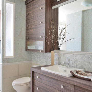 Salle de bain Paons