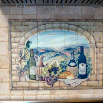 Rita Broughton - Kitchen Backsplash Tile Murals