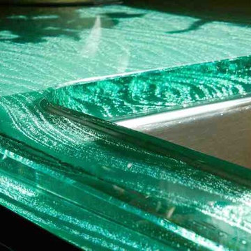 Amazing glass countertop
