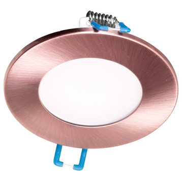 DLE3 Series 3" Round Downlight, Aged Copper, 4000k