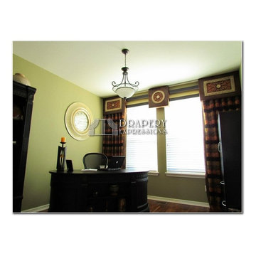 Office Room Cornice Boards Window Treatment