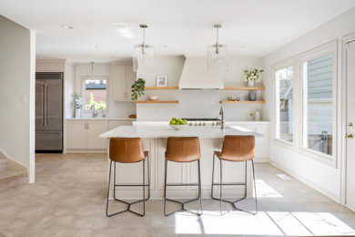 Transitional kitchen photo in Portland