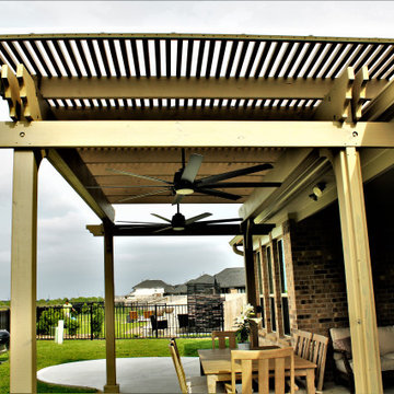 Poly-Carbonate Topped Pergola