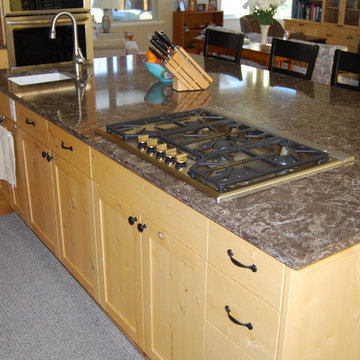 Natural Knotty Alder Cabinets