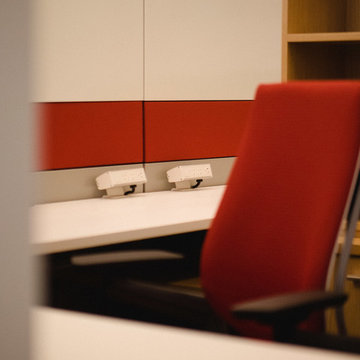 Open and private offices
