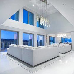 Heavy Rain. Large Light Drops. - Pendant Lighting
