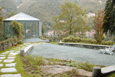 This is an example of a traditional garden in Turin.