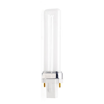 Satco Lighting S6702 Single 7 Watt T4 G23 Compact Fluorescent - Frosted