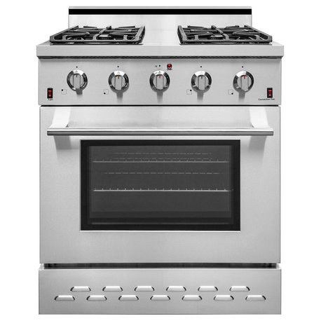 NXR 30" Professional Style Stainless Steel Gas Range