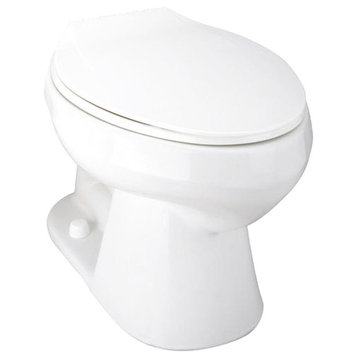 Mansfield Summit White Elongated Toilet Bowl (Toilet Bowl Only) Model 382-WHT