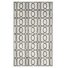 Safavieh Studio Leather Stl662A Geometric Rug, Ivory/Grey, 8'0"x10'0"