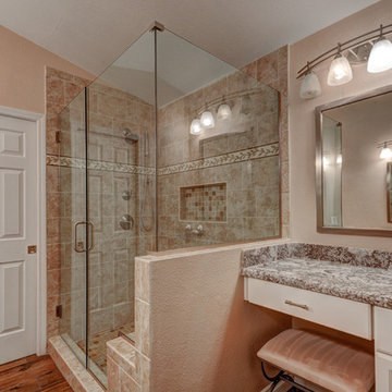 Traditional Master Bath in Subdued Tones