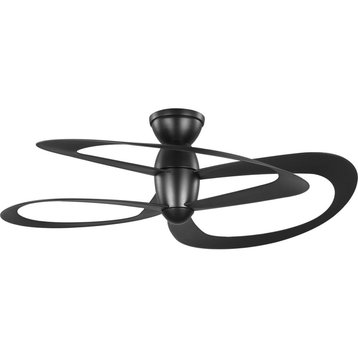 Willacy 3-Blade Black 52" DC Motor Contemporary Ceiling Fan