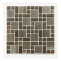 GBM Manufacturing - Handicraft II 12"x12" Glass Magic Mosaic Tile,Santa Fe, Single Sheet - Mosaic Tile